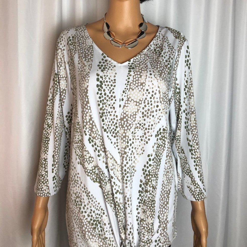 Easy wear by Chico's Women's Blouse Size 2
